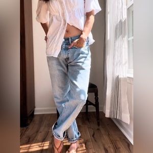 Levi's Light Blue Straight Jeans